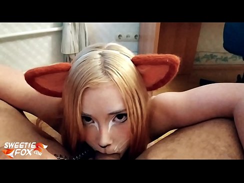 ❤️ Kitsune norīt penis un sperma viņas mutē ️❌  Sekss pie mums ❌️